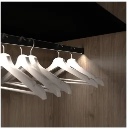 Nosač s poklopcem za LED traku / Crna