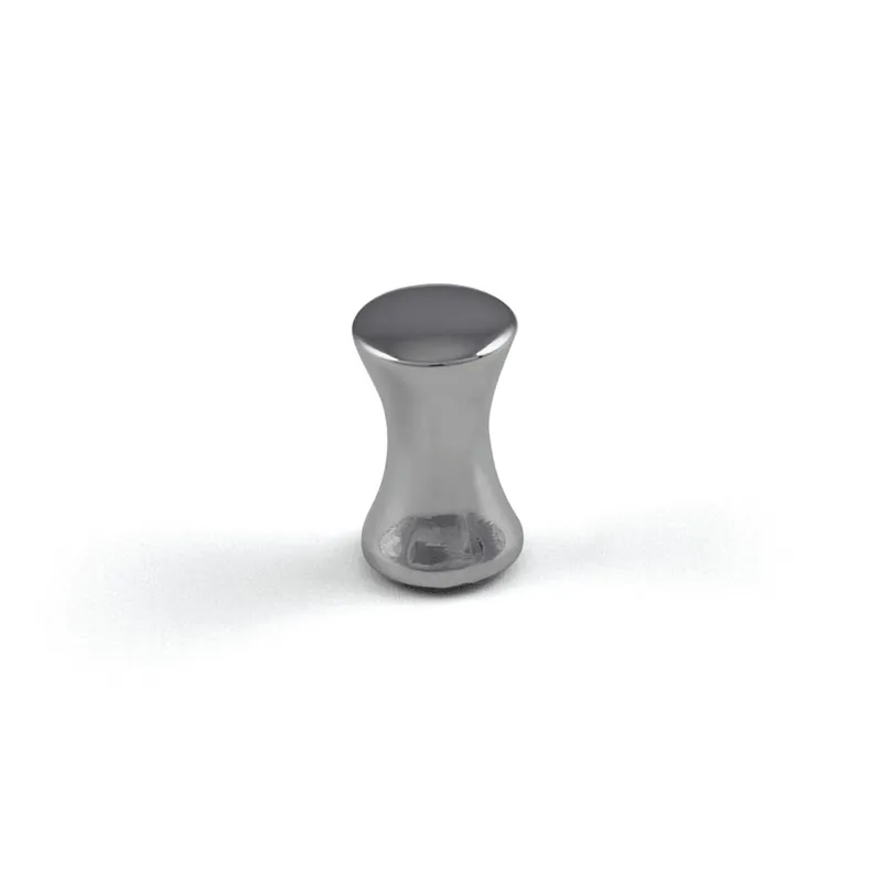 Gumb PAOLO Mini / sjajni krom