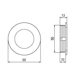 Ručica ISLAND / Bijela