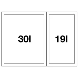 Izvlačna kanta za smeće Blanco FLEXON II 60/2