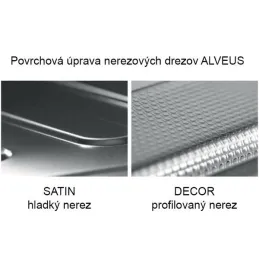 Inox sudoper Alveus BASIC 170