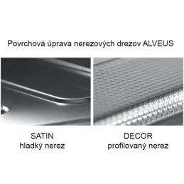 Nehrđajući čelik sudoper Alveus LINE 60