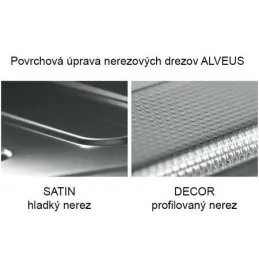 Inox sudoper Alveus LINE 50