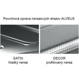 Inox sudoper Alveus ZOOM 30