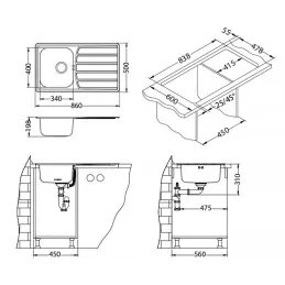 Nerđajući sudoper Alveus ZOOM 30 Maxim