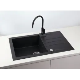 Set Alveus kameni sudoper ROCK 130 + Slavina SIROS Granit