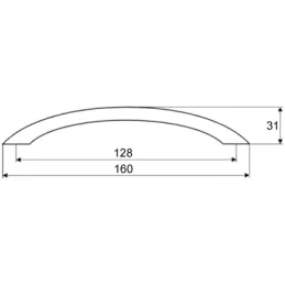 Ručka SIMPLE / Crna mat