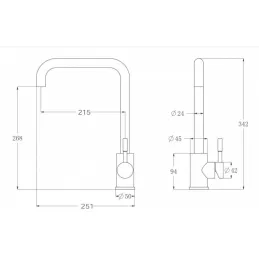 Baterija Alveus DITA / nehrđajući čelik