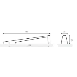 Ručka RIALTO / Nehrđajući čelik