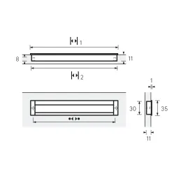 Ručka KOMPAS / Aluminij