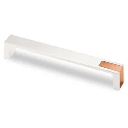 Ručka FRANCO / Bijela mat + bakar