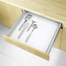 Protuklizna podloga za ladice FABRIC Bijela / 1m