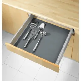 Protuklizna podloga za ladicu FABRIC Antracit / 1m