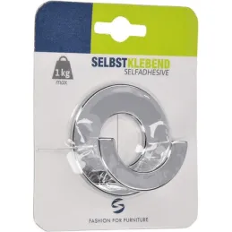 Ljepljivi vješalica OSTER / sjajni krom