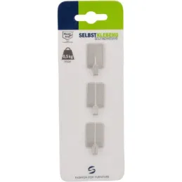 Set samoljepljivih vješalica CORSA 3kom / Nehrđajući čelik