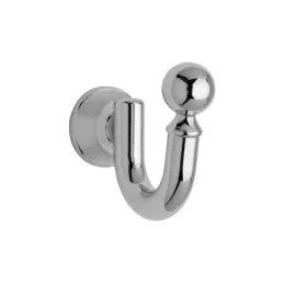 Metalni vješalica s vijkom LETRO / sjajni krom