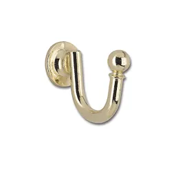 Metalni vješalica s vijkom LETRO / Zlatna