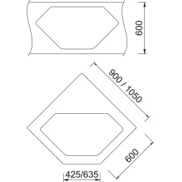 Umivaonik od kamena Sinks NAIKY 980