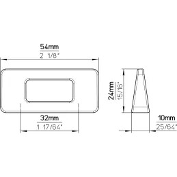 Ručka SALT / Crna mat