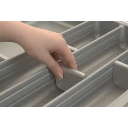 Pregradne pregrade male za SCOOP pribornik / Srebrna