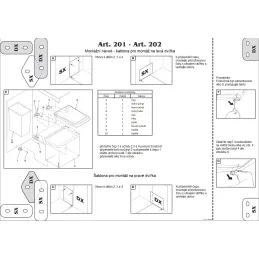 Kanta za otpadak za vrata 16L / Bijela