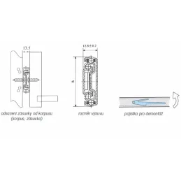 Izvlačna košara Komfort Antracit / Klizni nosači bez prigušivanja