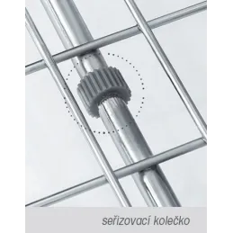 Izvlačna košara Komfort Bijela / ležajski izvlakači s amortizacijom