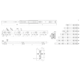 Izvlačna košara Komfort Antracit / Kuglični izvlačaci mehanizmi s amortizacijom