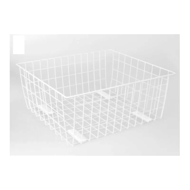 Izvlačna košara Komfort Bijela / Ležajni izvlakači bez prigušenja