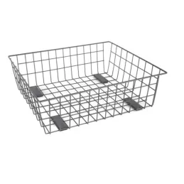 Izvlačna košara Komfort Antracit / Klizni nosači bez prigušivanja