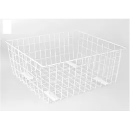 Izvlačna košara Komfort Bijela / ležajski izvlakači s amortizacijom