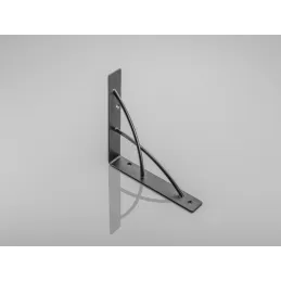 Nosač police LEONA / Crna