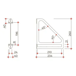 Nosilac police SINGOLO / Crna