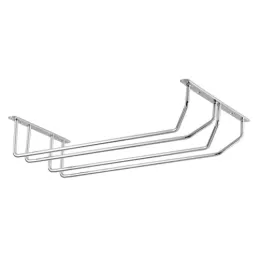 Dvostruki držač za čaše / sjajni krom