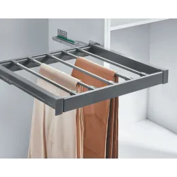 Izvlačni stalak za hlače s amortizacijom / Antracit