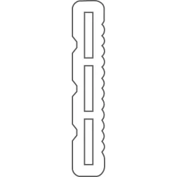 Završna pokrivna letva WPC ProFi Deck / Siva