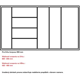 Pribor za jelo BORNEO / Crna