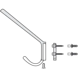 Vješalica PASADENA XL / Mat zlato