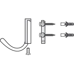Vješalica PASADENA / sjajni krom