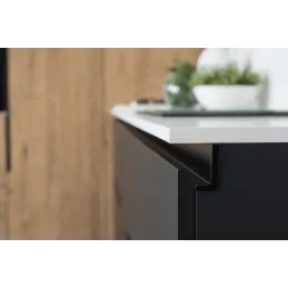 Profil za ručice za vrata PARMA - J / Crna mat