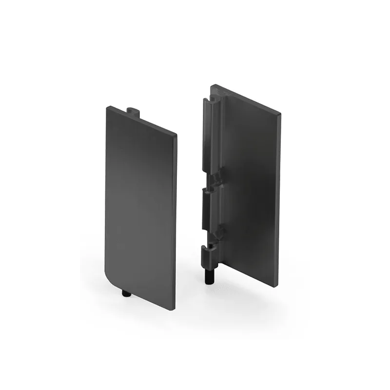 Set PVC zatvarača za PARMA profil - J / Mat crna
