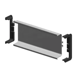 Set završetaka za profil ručke PARMA - C / Crna mat