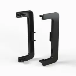 Set PVC završetaka za držač profila PARMA - C / Mat crna