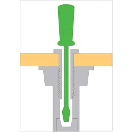 Crna garderobna čelična nožica 65mm
