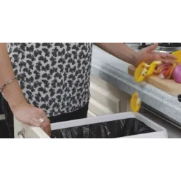 Izvlačni otpadni koš INTERBIN 600 / Sivi