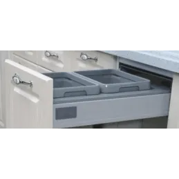 Izvlačni otpadni koš INTERBIN 600 / Sivi