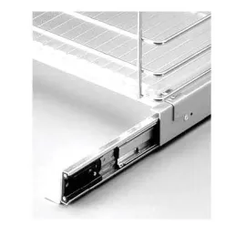 Izvlačna dvostruka kanta s povratnim mehanizmom / Siva