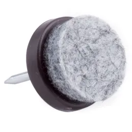 Klizni nosač s filcom, smeđi / 10 komada