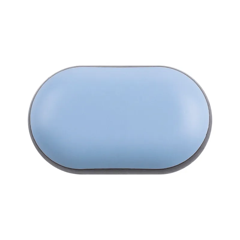 Samoljepljivi klizač ovalnog oblika s teflonom Siva / 10 komada