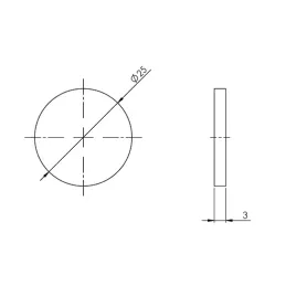 Samoljepljiva antiklizna podloga Crna / Ploče 18 kom